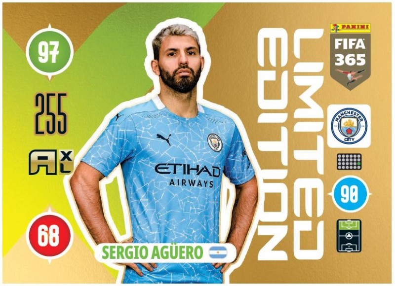 PANINI ADRENALYN XL FIFA 365 2021 LE SERGIO AGUERO MANCHESTER