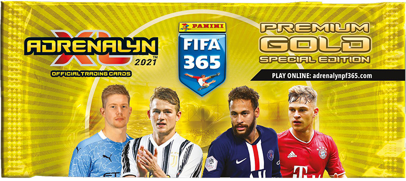 PANINI ADRENALYN XL FIFA 365 2021 POCHETTE PREMIUM GOLD