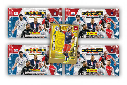 PANINI ADRENALYN XL LIGUE 1 2020-2021 BLISTER DE 4 POCHETTES HILTON