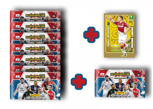 PANINI ADRENALYN XL LIGUE 1 2020-2021 BLISTER DE 8 POCHETTES BEN YEDDER