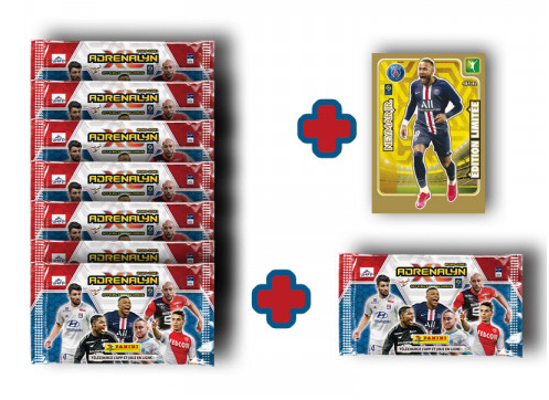 PANINI ADRENALYN XL LIGUE 1 2020-2021 BLISTER DE 8 POCHETTES NEYMAR