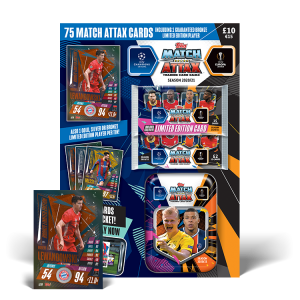 TOPPS MATCH ATTAX CHAMPIONS LEAGUE 2020-21 COLLECTOR PACK 5 POCHETTES ET PETITE BOITE LEWANDOWSKI BRONZE 02