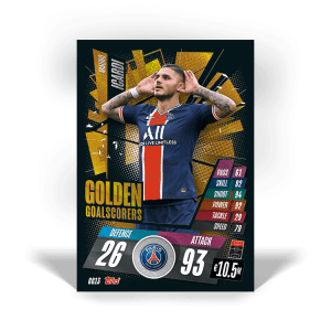 TOPPS MATCH ATTAX CHAMPIONS LEAGUE 2020-21 GOLDEN GOALSCORERS GG13 ICARDI