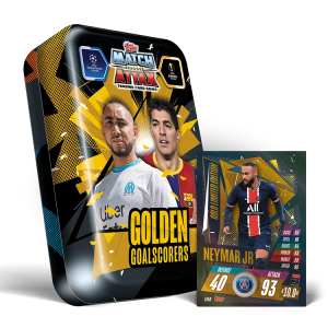 TOPPS MATCH ATTAX CHAMPIONS LEAGUE 2020-21 GRANDE BOITE GOLDEN GOALSCORERS NEYMAR GOLD