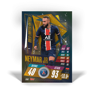 TOPPS MATCH ATTAX CHAMPIONS LEAGUE 2020-21 LE NEYMAR GOLD