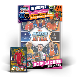 TOPPS MATCH ATTAX CHAMPIONS LEAGUE 2020-21 STARTER PACK FIRMINO GOLD