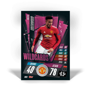 TOPPS MATCH ATTAX CHAMPIONS LEAGUE 2020-21 WILDCARDS WC9 GREENWOOD
