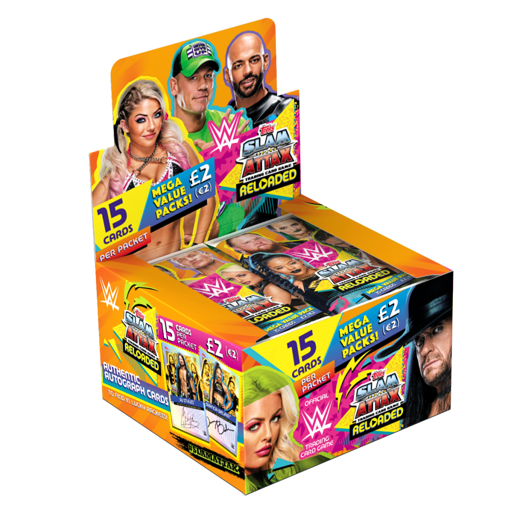 TOPPS WWE SLAM ATTAX 2021 - Lot de 37 cartes dont 3 GOLD LIMITED