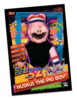 TOPPS WWE SLAM ATTAX RELOADED 2020 FUN HOUSE HUSKUS THE PIG BOY