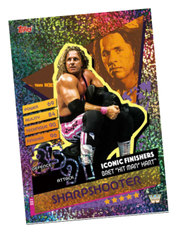 TOPPS WWE SLAM ATTAX RELOADED 2020 ICONIC FINISHERS SHARPSHOOTER