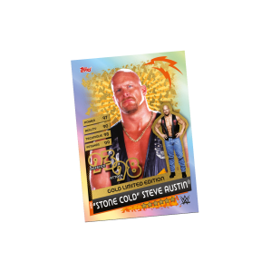 TOPPS WWE SLAM ATTAX RELOADED 2020 LE GOLD STEVE AUSTIN