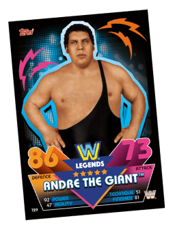 TOPPS WWE SLAM ATTAX RELOADED 2020 LEGENDS ANDRE THE GIANT