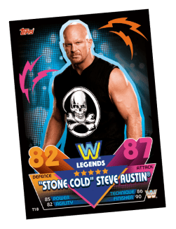 TOPPS WWE SLAM ATTAX RELOADED 2020 LEGENDS STEVE AUSTIN