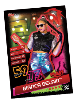 TOPPS WWE SLAM ATTAX RELOADED 2020 RAW BIANCA BELAIR