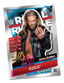 TOPPS WWE SLAM ATTAX RELOADED 2020 ROYAL RUMBLE BOOSTER EDGE