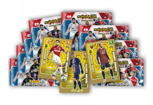 PANINI ADRENALYN XL LIGUE 1 2020-2021 BOITE EN METAL 8 POCHETTES CARTES EDITION LIMITEE