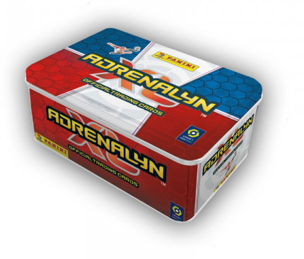 PANINI ADRENALYN XL LIGUE 1 2020-2021 BOITE EN METAL 8 POCHETTES