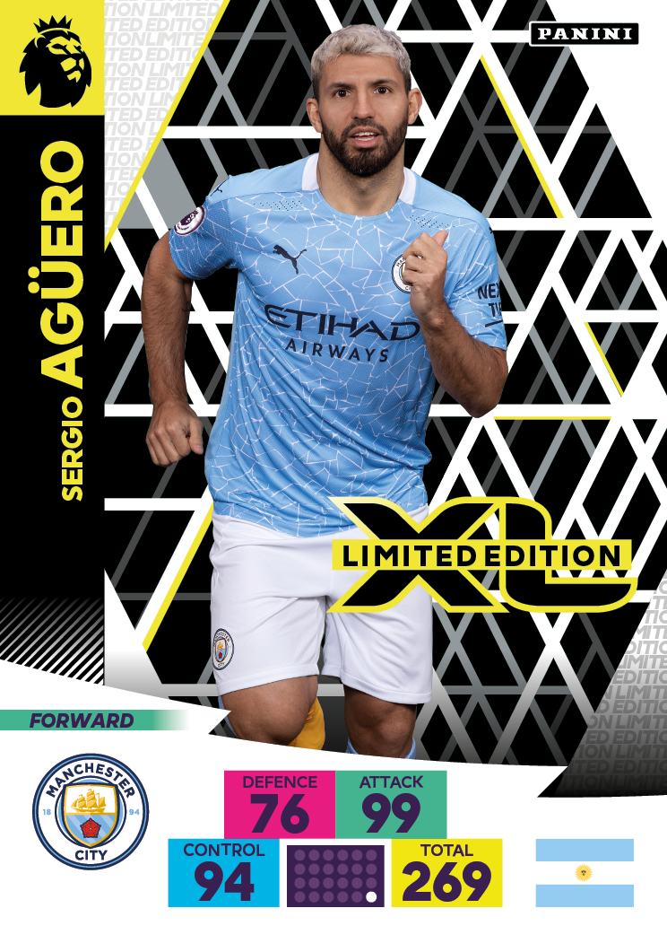 PANINI ADRENALYN XL PREMIER LEAGUE 2020-21 LE AGUERO