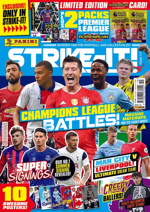 PANINI ADRENALYN XL PREMIER LEAGUE 2020-21 MAGAZINE STRIKE-IT 119