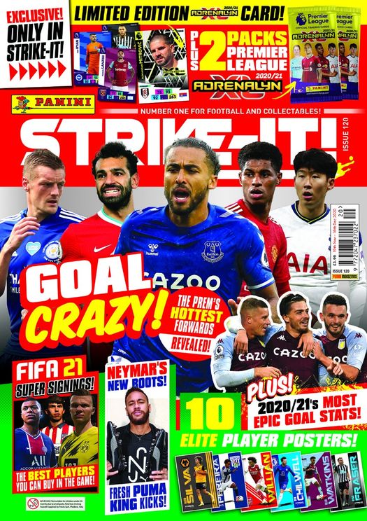 PANINI ADRENALYN XL PREMIER LEAGUE 2020-21 STRIKE-IT 120