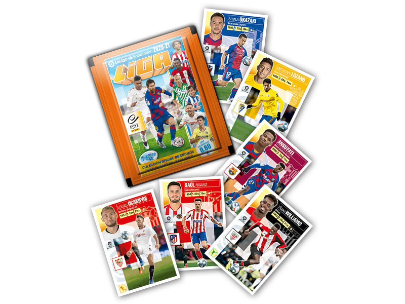 PANINI ESTE LALIGA SANTANDER 2020-21 VISUEL DES STICKERS