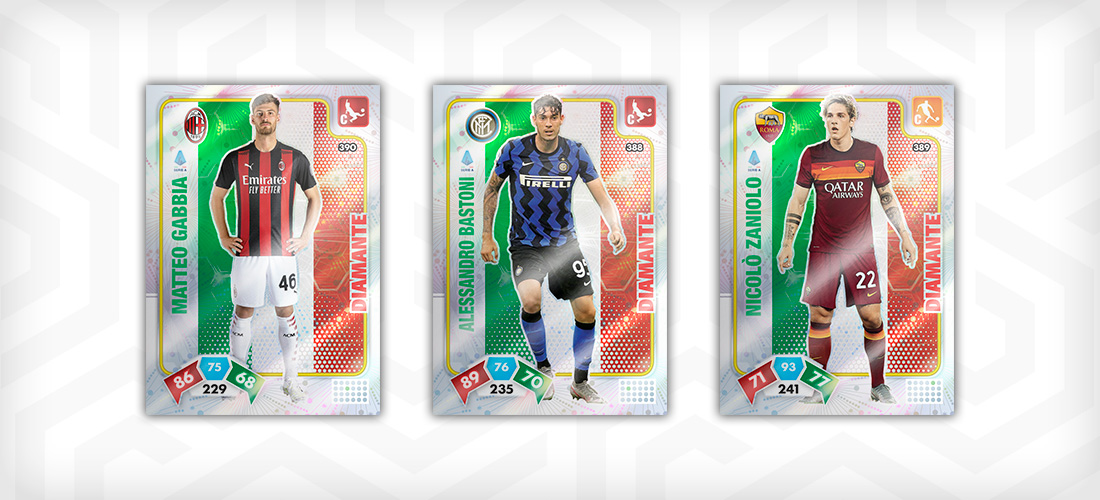 PANINI ADRENALYN XL CALCIATORI 2020-2021 CARTES DIAMANTE