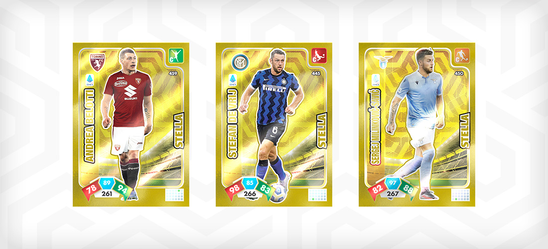 PANINI ADRENALYN XL CALCIATORI 2020-2021 CARTES STELLA