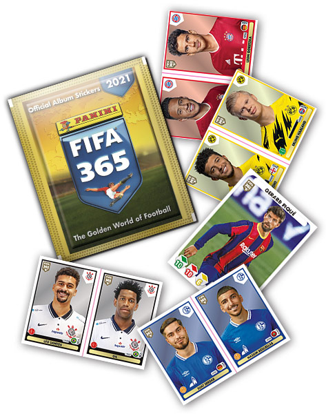 PANINI FIFA 365 STICKERS 2021 VUE GENERALE