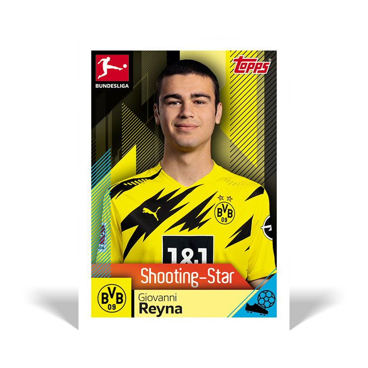 TOPPS BUNDESLIGA STICKERS 2020-2021 GIOVANNI REYNA