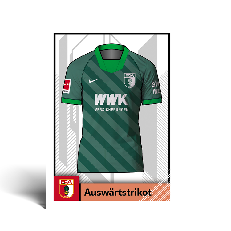 TOPPS BUNDESLIGA STICKERS 2020-2021 MAILLOT FCA