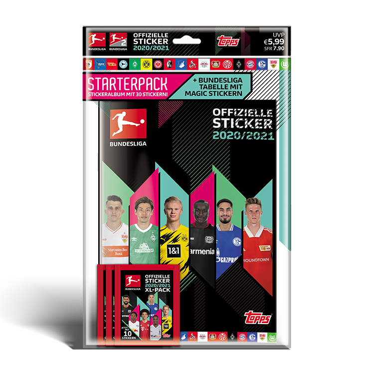 TOPPS BUNDESLIGA STICKERS 2020-2021 STARTER PACK