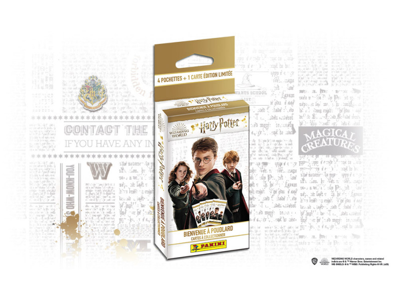 PANINI HARRY POTTER 2020 POUDLARD BLISTER 4 POCHETTES