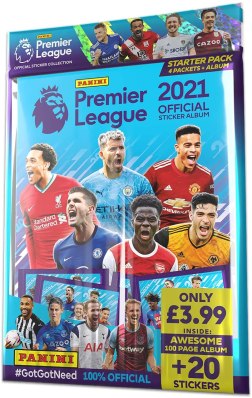 PANINI PREMIER LEAGUE STICKERS 2021 STARTER PACK