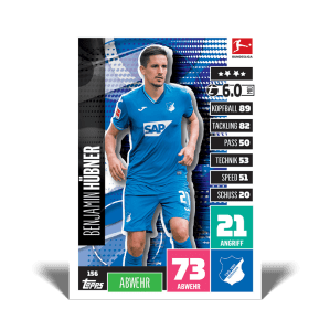 TOPPS MATCH ATTAX BUNDESLIGA 2020-21 156 HUBNER