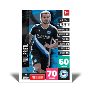 TOPPS MATCH ATTAX BUNDESLIGA 2020-21 74 PRIETL