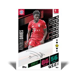 TOPPS MATCH ATTAX BUNDESLIGA 2020-21 AUTOGRAPH DAVIES