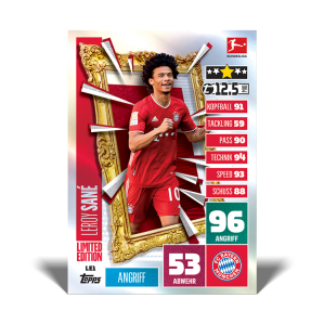 TOPPS MATCH ATTAX BUNDESLIGA 2020-21 LE1 SANE
