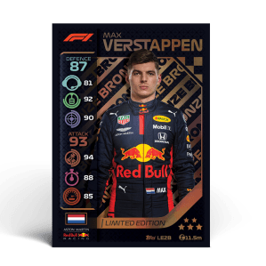 TOPPS TURBO ATTAX FORMULA 1 LE2B VERSTAPPEN