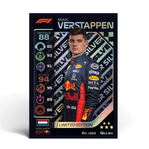 TOPPS TURBO ATTAX FORMULA 1 LE2S VERSTAPPEN