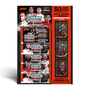 TOPPS TURBO ATTAX FORMULA 1 MULTIPACK VERSTAPPEN