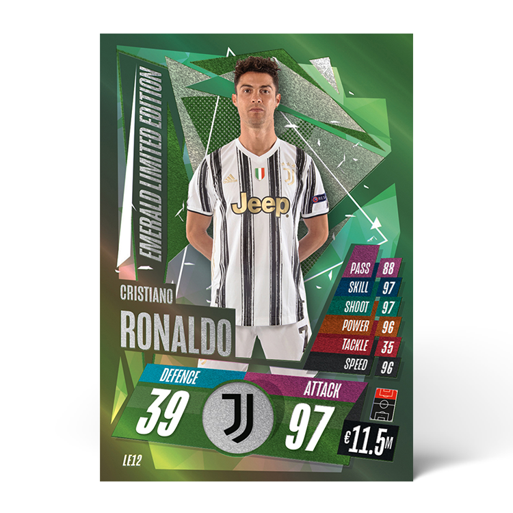 TOPPS UEFA CHAMPIONS LEAGUE 2020-21 LE12 EMERALD RONALDO