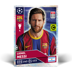 TOPPS UEFA CHAMPIONS LEAGUE 2020-21 MESSI 02