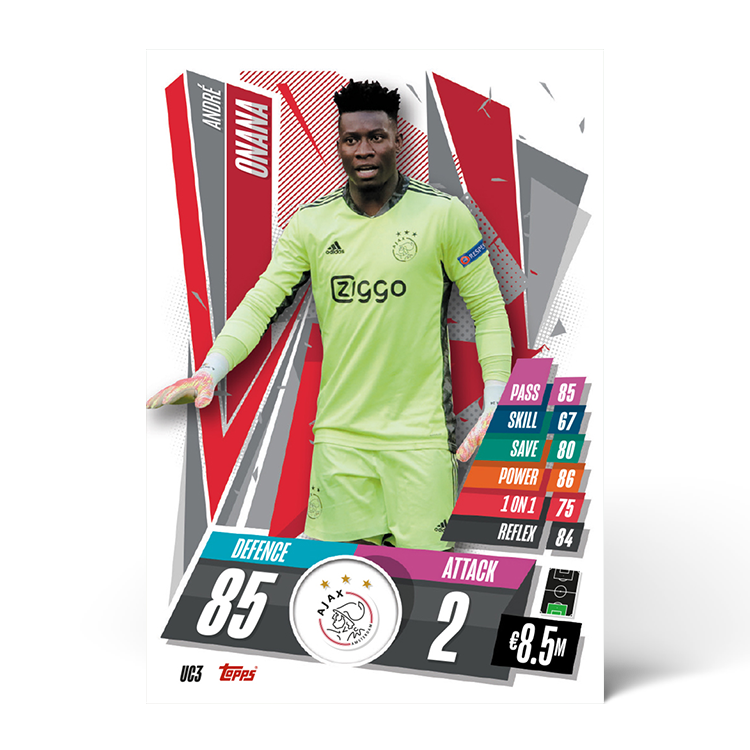 TOPPS UEFA CHAMPIONS LEAGUE 2020-21 SUPER SIGNING ONANA