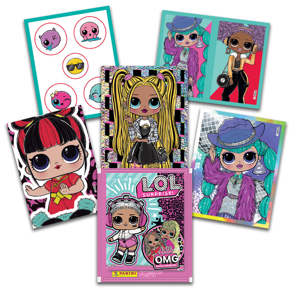 LOL SURPRISE OMG STICKERS VISUEL GENERAL