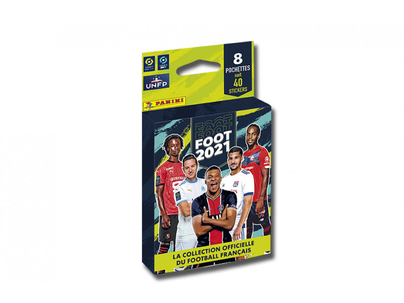 PANINI FOOT LIGUE 1 2021 BLISTER 8 POCHETTES