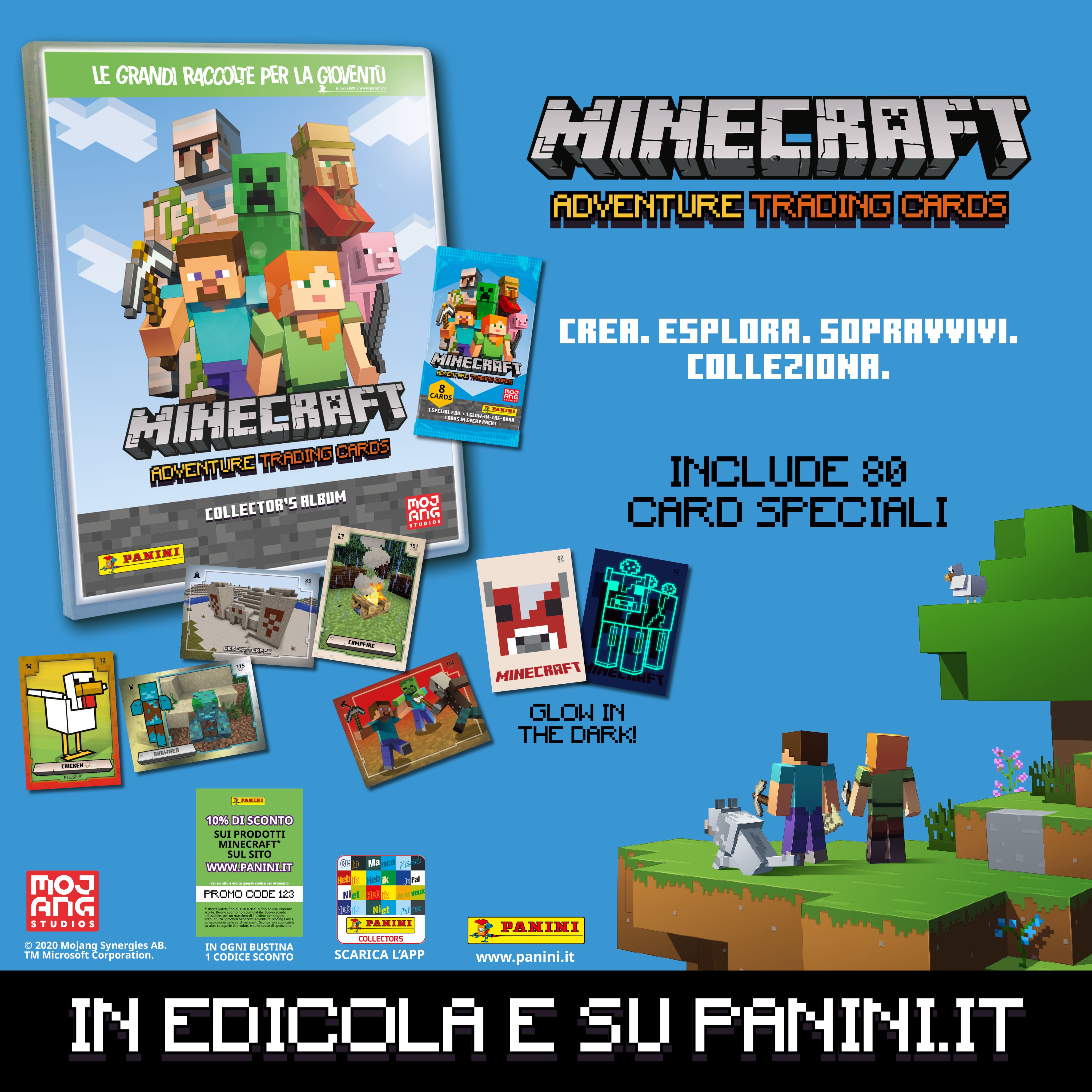 PANINI MINECRAFT 2021 ANNONCE