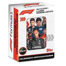 TOPPS ITALIE FORMULA ONE STICKERS 20-21 BOITE EN METAL AVEC EMBALLAGE