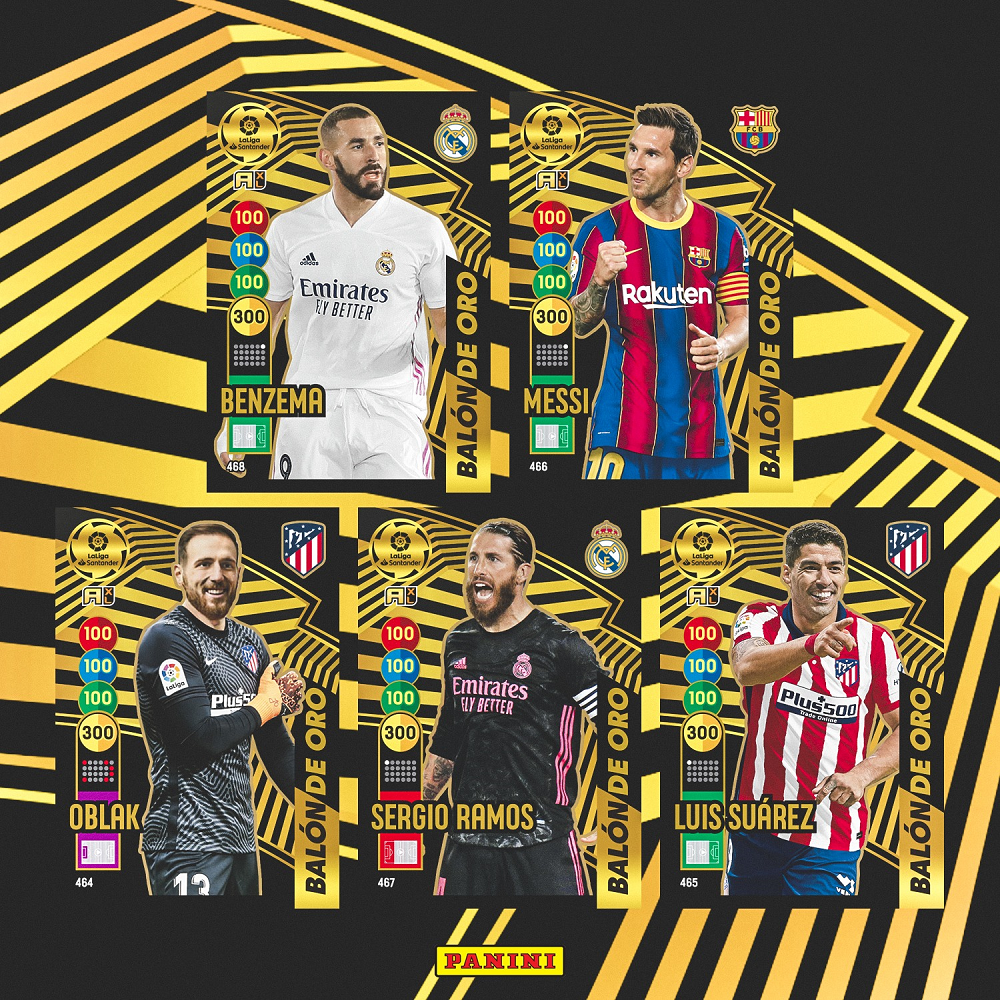 PANINI ADRENALYN XL LIGA 2020-21 ANNONCE CARTES BALON DE ORO