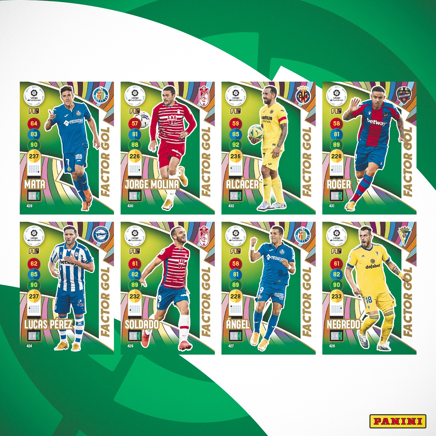 PANINI ADRENALYN XL LIGA 2020-21 ANNONCE CARTES FACTOR GOL