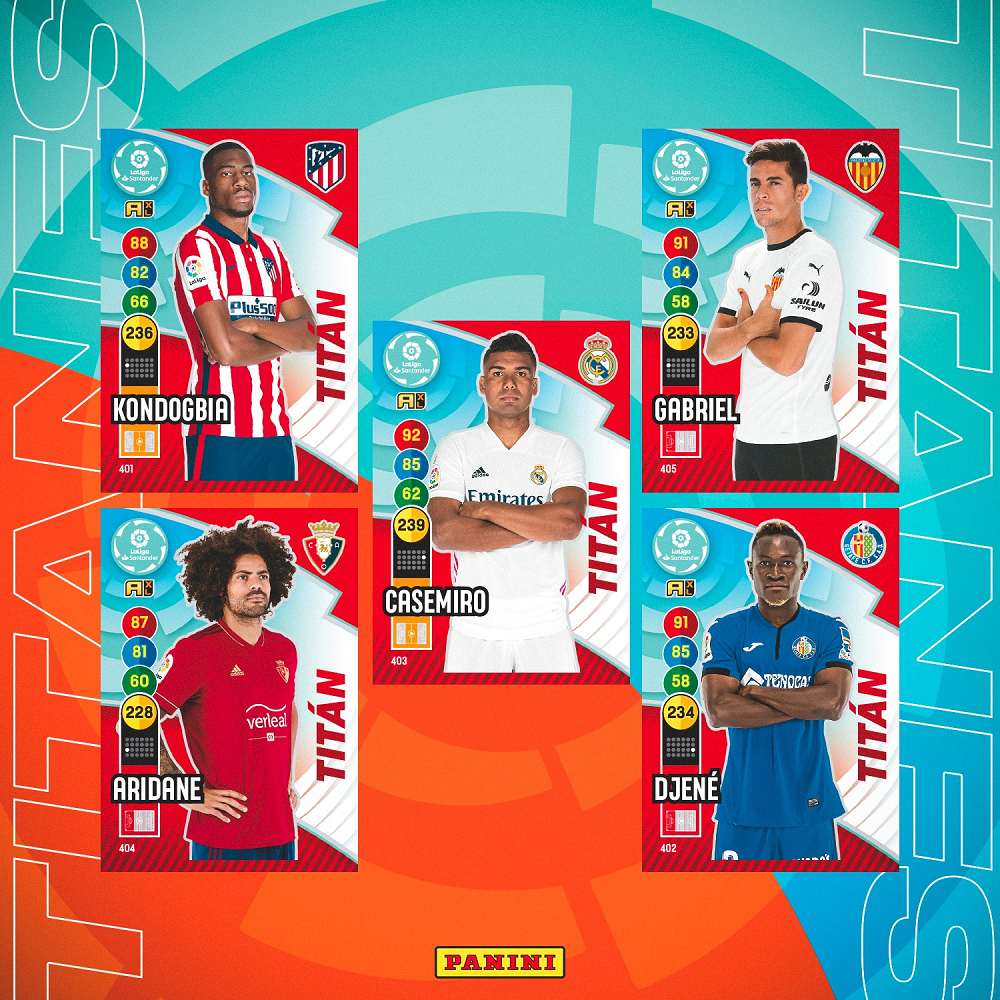 PANINI ADRENALYN XL LIGA 2020-21 ANNONCE CARTES TITAN